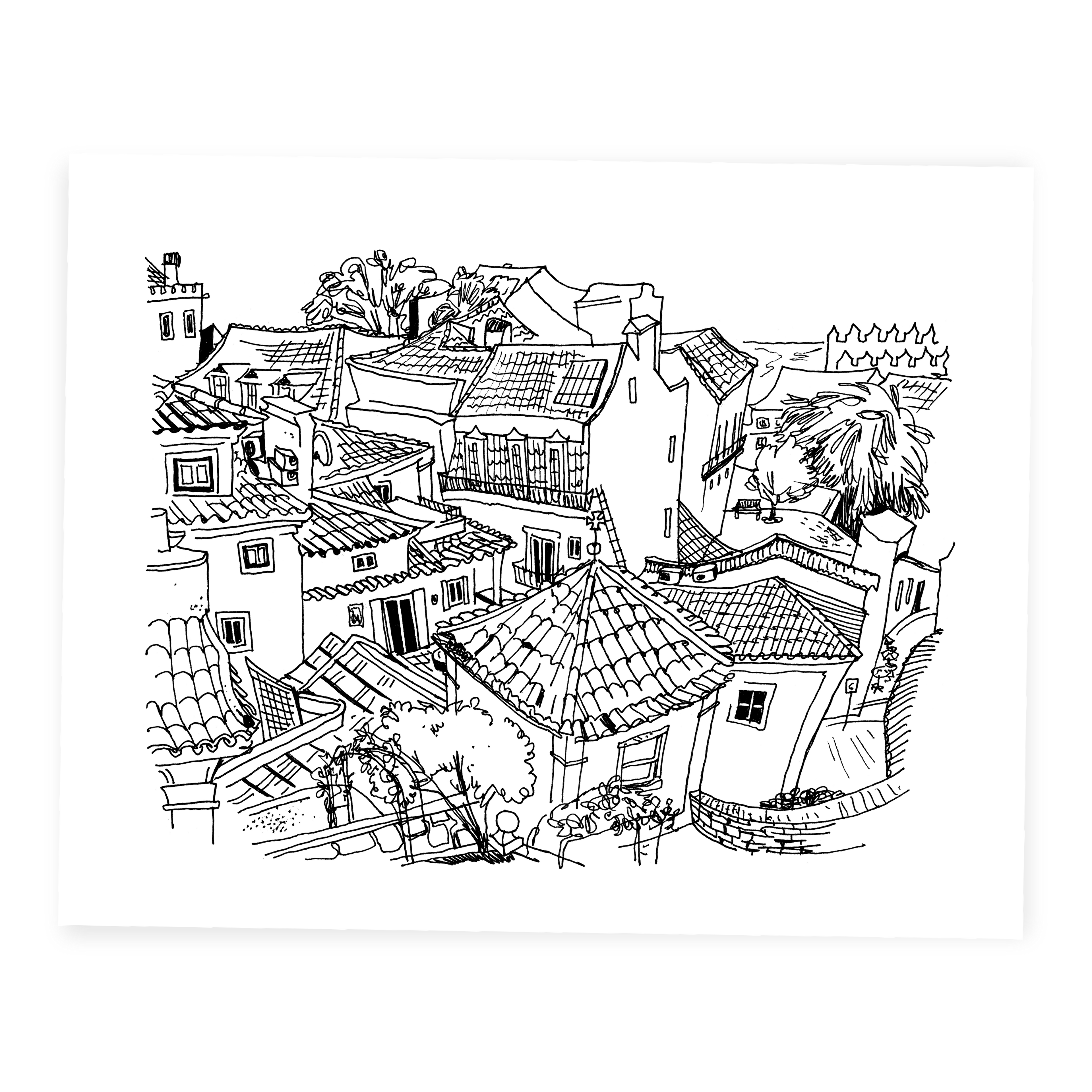 Lisbon #3 - Sketchbook Print