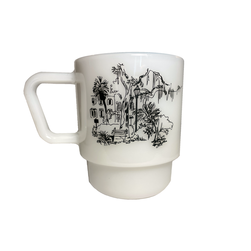 Milk Glass Mug - Savannah Sketchbook