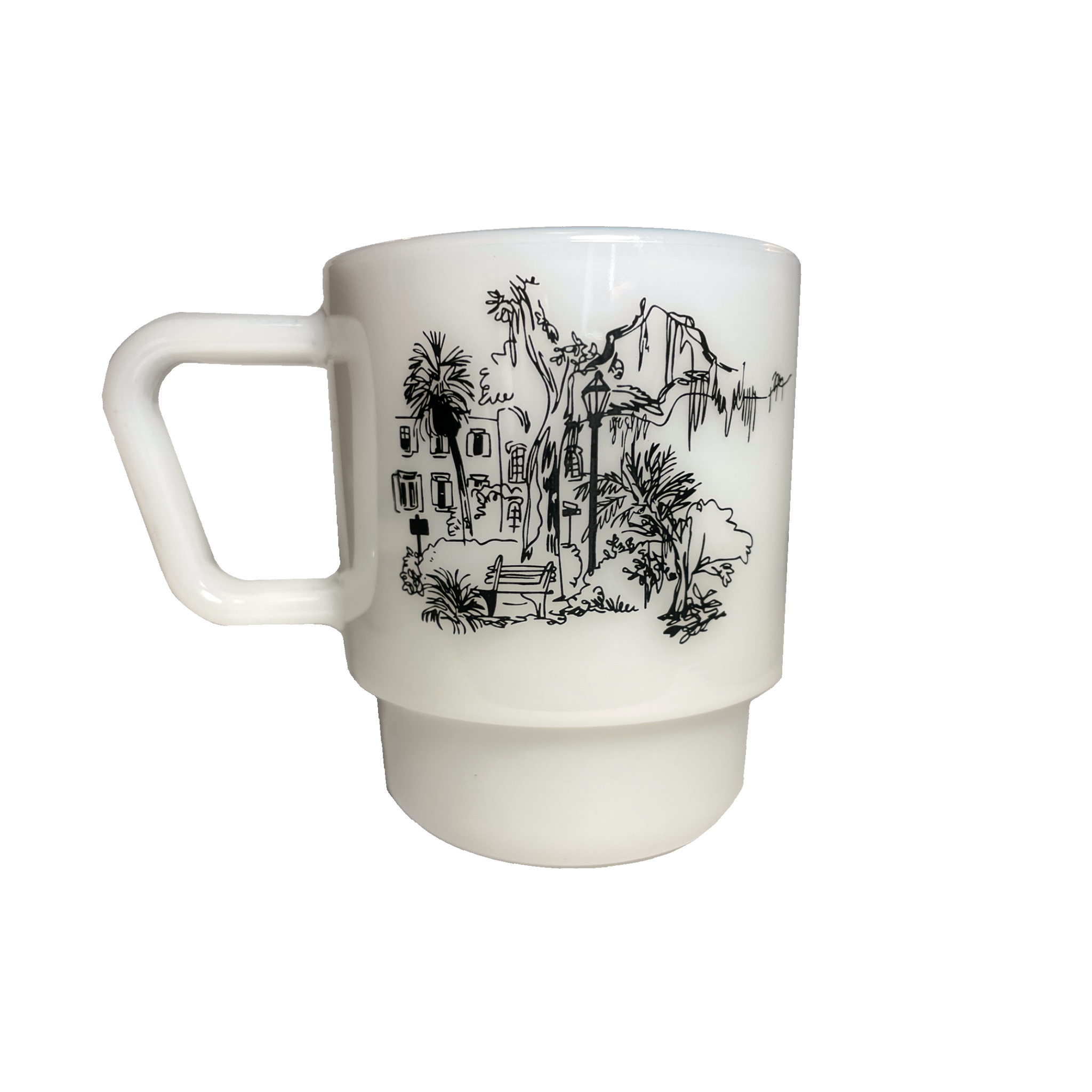 Milk Glass Mug - Savannah Sketchbook