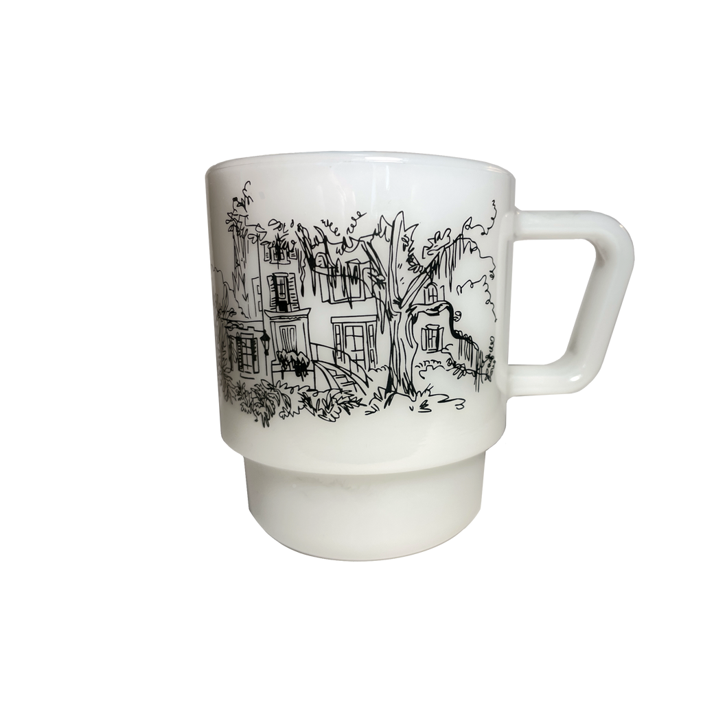 Milk Glass Mug - Savannah Sketchbook